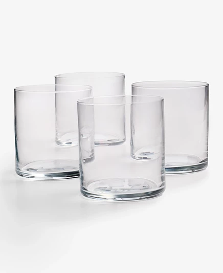Двойное старинное стекло Cellar Flur, набор из 4 бокалов, эксклюзивно в Macy's clear