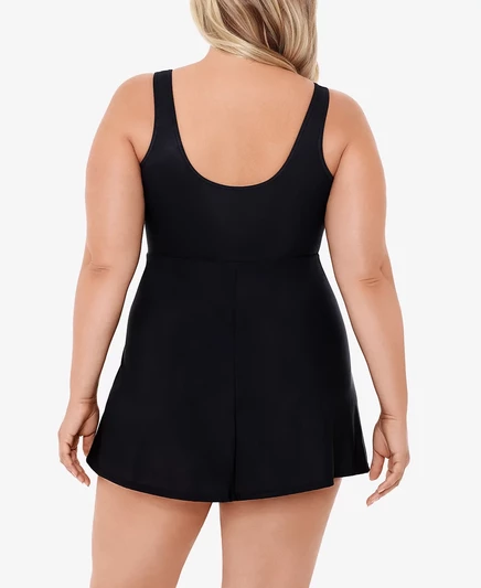 Купальник Miraclesuit для женщин Plus Must Haves Marais с контролем объема живота black