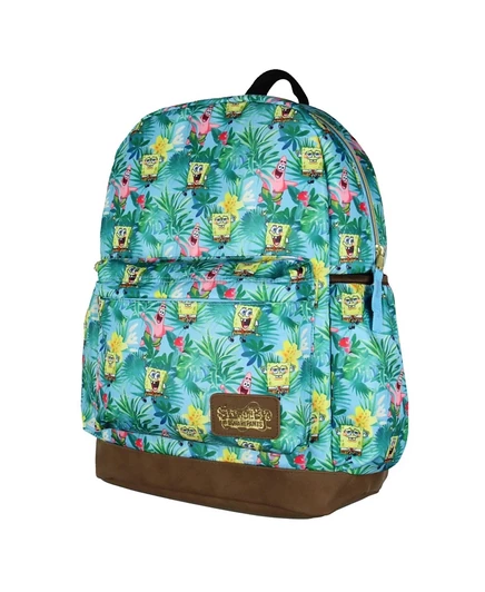 Рюкзак SpongeBob SquarePants Tropical с Патриком, 16″, зеленый