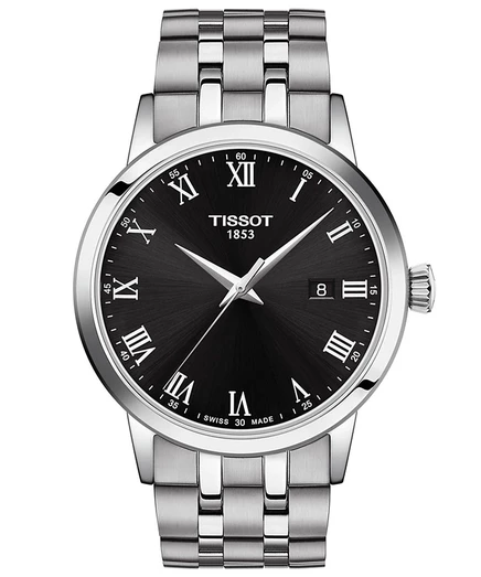 Мужские швейцарские часы Tissot Classic Dream с браслетом из нержавеющей стали 42 мм