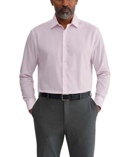 Мужская рубашка Calvin Klein Refined Cotton, розовая