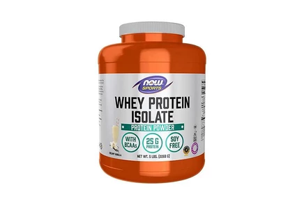 Изолят сывороточного протеина NOW Foods, сливочно-ванильный, 5 фунтов без цвета