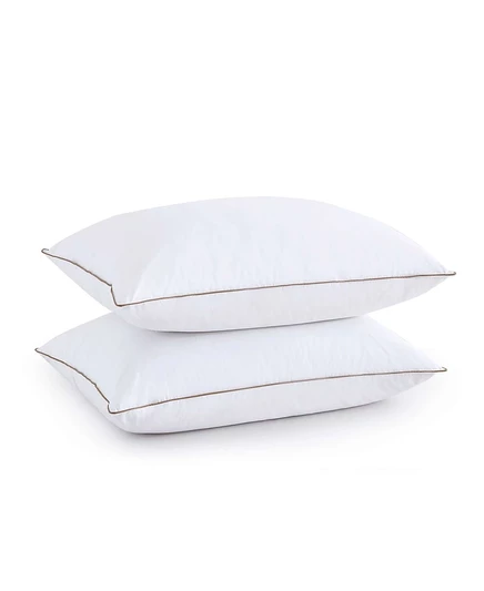 Подушки UNIKOME High Loft с гусиным пером, 2 упаковки, белый цвет Queen