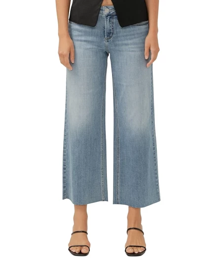 Женские джинсы Silver Jeans Co Suki, широкие, синие
