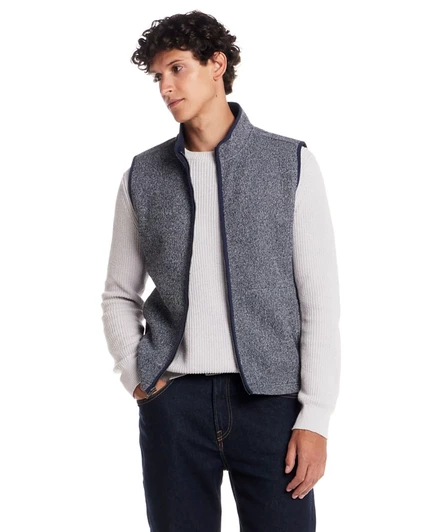 Мужской жилет Weatherproof Vintage на молнии, синий