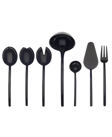 Сервировочный набор MEPRA Due Oro Nero 7 предметов, черный