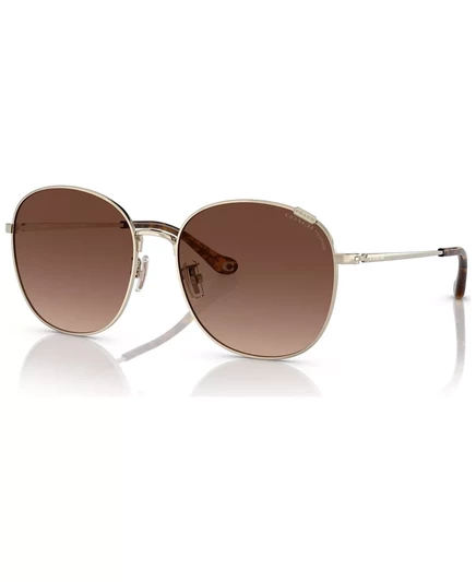  Женские поляризованные солнцезащитные очки, C7996 shiny light gold-tone