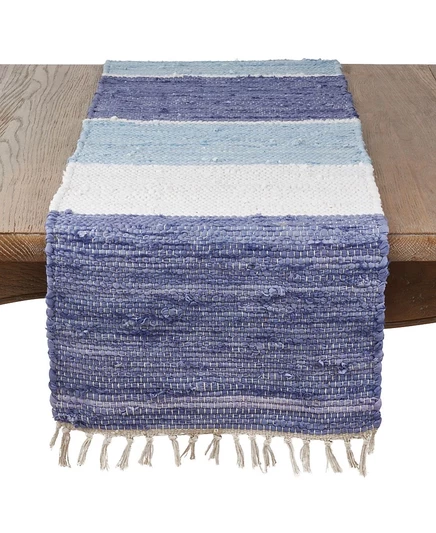 Дорожка SARO LIFESTYLE Chindi с кистями, 183×41 см, разноцветная