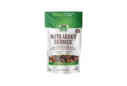 Смесь орехов и ягод NOW Foods Nuts About Berries, 227 г