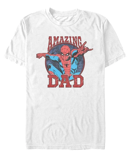 Мужская футболка Fifth Sun Spider-Man Amazing Dad, белая