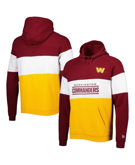 Мужское худи New Era Washington Commanders Current, золотое