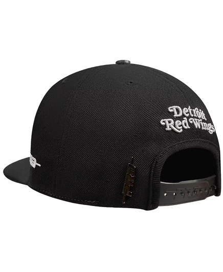 Мужская бейсболка Pro Standard кремового цвета Detroit Red Wings из французского махрового материала Snapback cream
