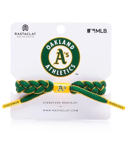 Мужской браслет Rastaclat Oakland Athletics, белый