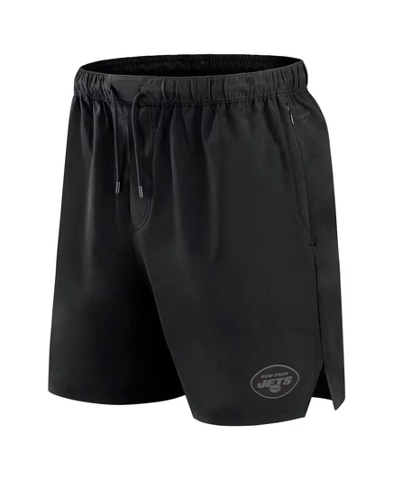 Мужские шорты Fanatics Signature New York Jets, черные