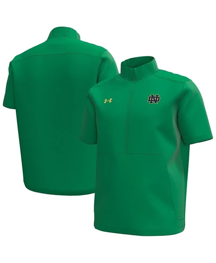 Мужская кофта Under Armour Notre Dame, зеленая