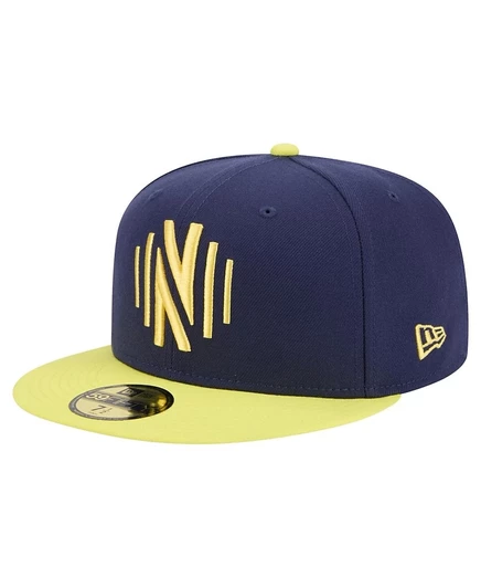 Мужская кепка New Era 59FIFTY Nashville SC 2025, темно-синяя