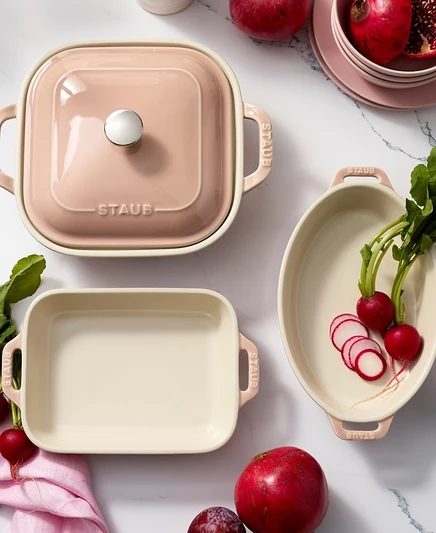 Набор керамических форм Staub 4 шт., розовый
