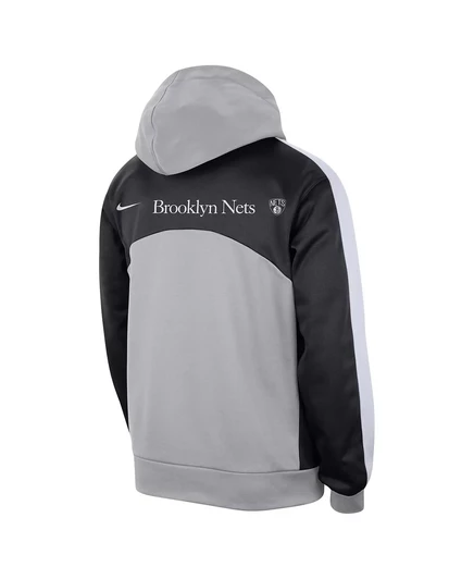 Nike Мужская/черная толстовка с капюшоном silver, black