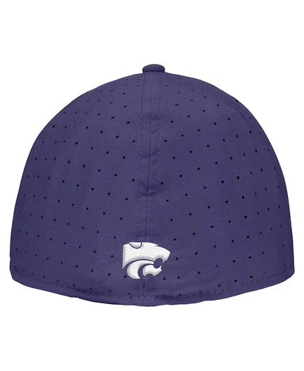 Мужская фиолетовая бейсбольная кепка Nike Kansas State Wildcats On-Field True Performance, облегающая фигуру. purple