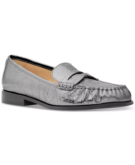Мокасины на плоской подошве gunmetal