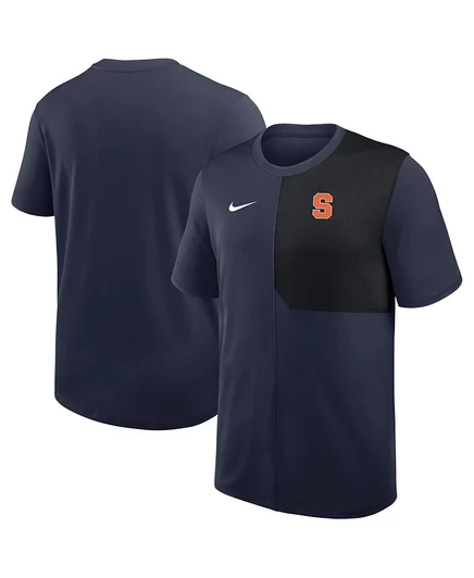 Мужская футболка Nike Syracuse Orange 2025 Sideline UV, синяя