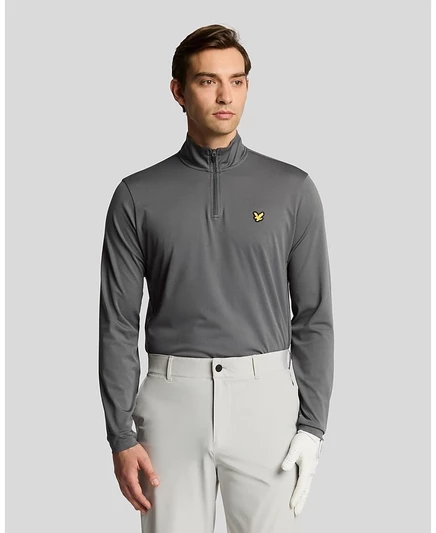 Мужская кофта Lyle & Scott Golf Course, серая