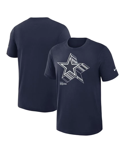 Мужская футболка Nike Left End Run Dallas Cowboys, синяя