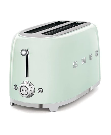 Тостер Smeg на 4 ломтика, зеленый