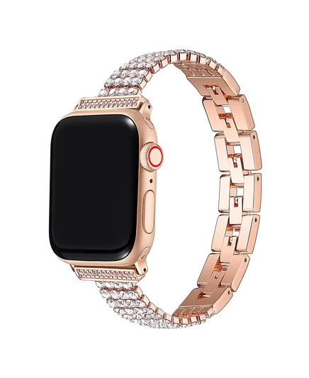 Ремешок из нержавеющей стали Posh Tech Mia для Apple Watch 44,45,46,49мм pink