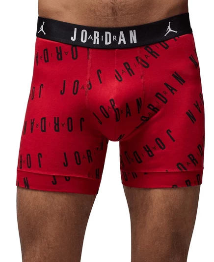 Мужские боксерские трусы Jordan 2 шт. хлопковые, красные