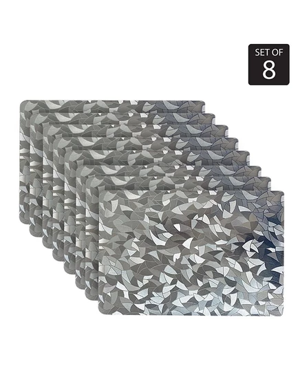 Сервировочные подставки Dainty Home 33×48 см, 8 шт., серебристые