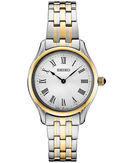 Женские наручные часы Seiko Essentials 29 мм, двухцветные