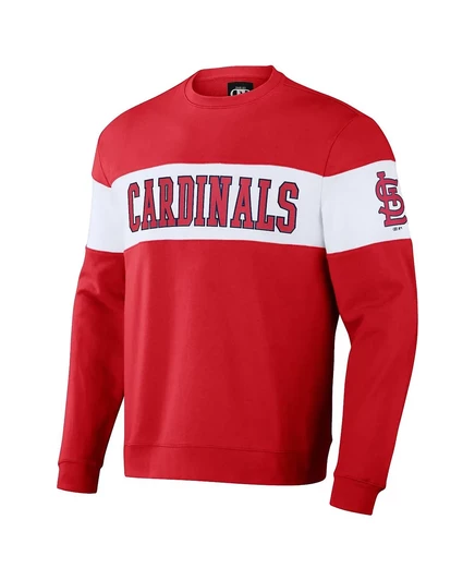 Мужская толстовка-пуловер в полоску от Darius Rucker из коллекции Fanatics Red St. Louis Cardinals от Fanatics. red