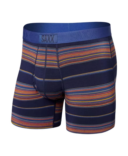 Мужские трусы-боксеры SAXX Ultra Super Soft свободного кроя с влагоотводящим принтом horizon stripe