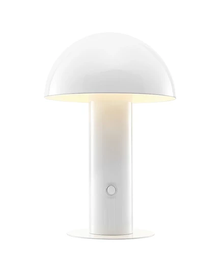 Настольная лампа JONATHAN Y Boletus 27,3 см перезаряжаемая, белая