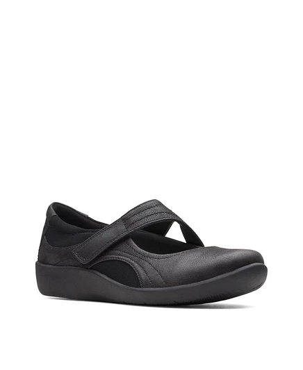 Женские балетки Clarks Cloudsteppers Sillian Bella, черные