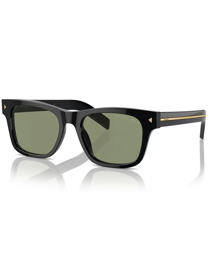 Мужские солнцезащитные очки прямоугольной формы Prada Iconic Plaque, PR A17S black