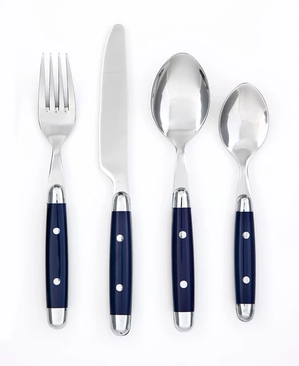 Приборы Cambridge Silversmiths Jubilee, 16 шт., синие