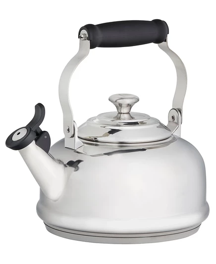 Чайник Le Creuset со свистком, 1,6 л, серый