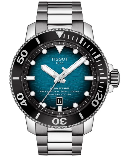 Мужские часы Tissot Seastar, автоматические, 46 мм