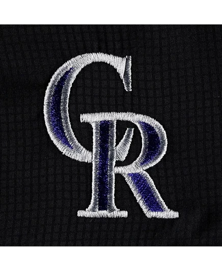 Мужская рубашка Columbia на пуговицах Colorado Rockies Tamiami Omni-Shade черного цвета от Columbia Rockies black