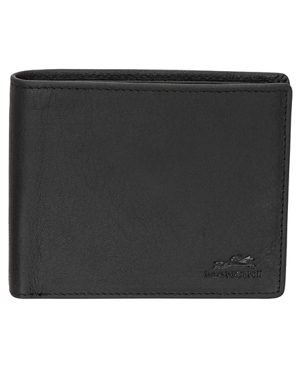 Мужской кошелек Mancini Buffalo с RFID и монетницей, черный