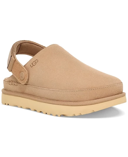 UGG® Женские сабо Goldenstar на плоской подошве коричнево-бежевого цвета