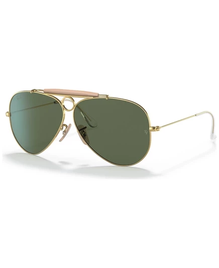 Унисекс солнцезащитные очки Ray-Ban Shooter 58, золотистые