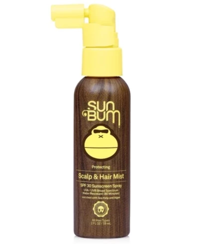 Солнцезащитный спрей Sun Bum Scalp & Hair Mist SPF 30, 2 унции. не окрашивает