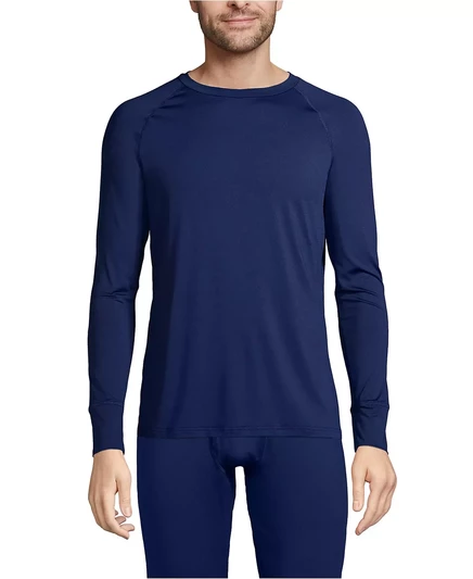  Мужское удлиненное нижнее белье из эластичной термомаски Crew Base Layer deep sea navy