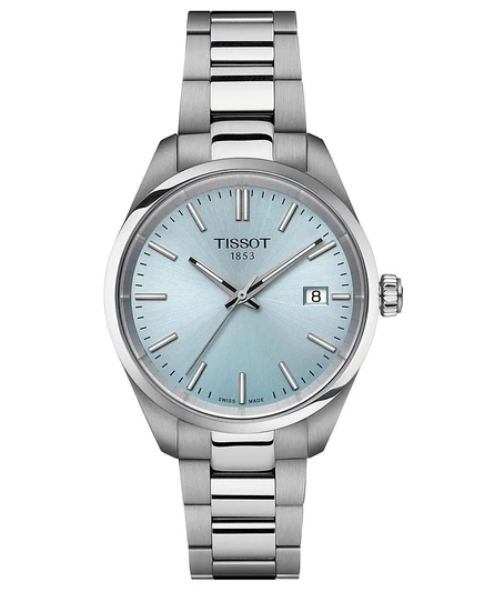 Унисекс-часы Tissot PR 100, 34 мм, стальной браслет