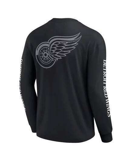 Мужской лонгслив Fanatics Elements Detroit Red Wings, черный