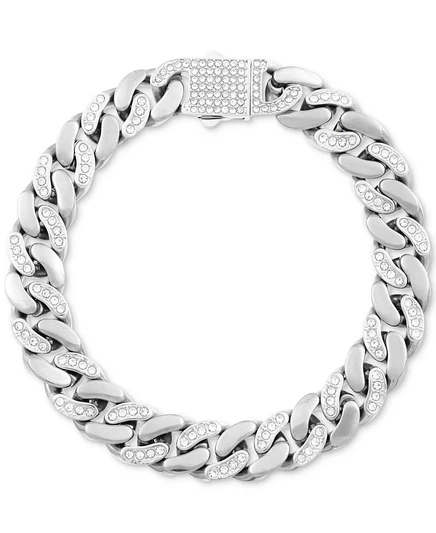 Мужской браслет LEGACY for MEN Crystal Curb, сталь/золото