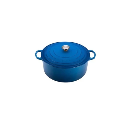 Жаровня Le Creuset Signature 12,5 л круглая, синяя
